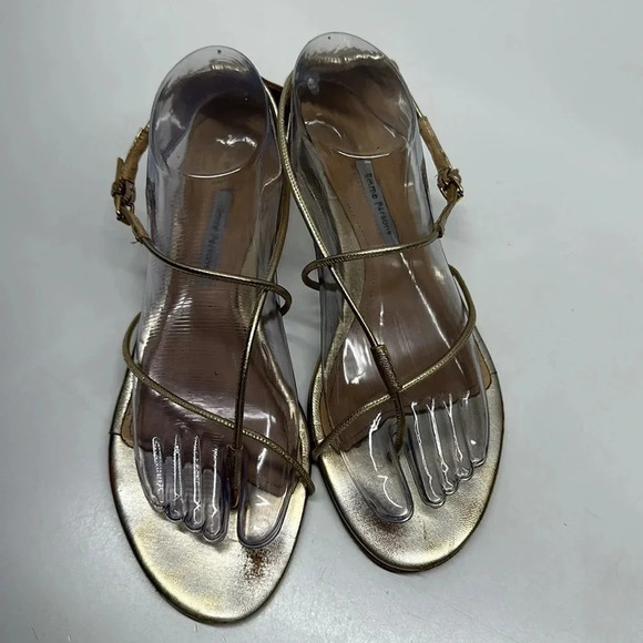 Emme Parsons String in Gold Napa - size 9 - Picture 1 of 16